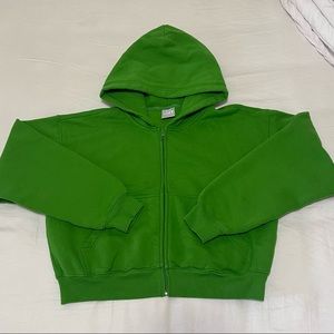 TNA Cozy Fleece Boxy Zip-Up Hoodie